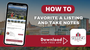 How To Favorite a Listing & Write Notes in Our Home Search App
