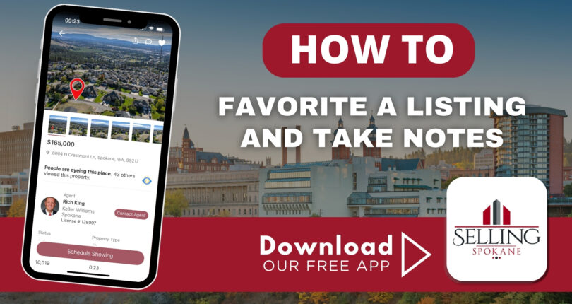How To Favorite a Listing & Write Notes in Our Home Search App