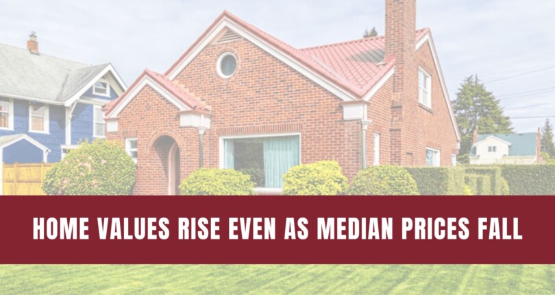 Home Values Rise Even as Median Prices Fall