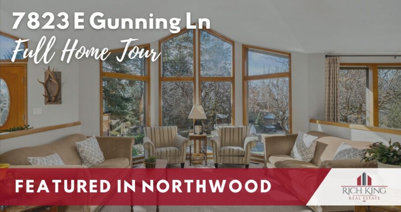 FULL TOUR of the Private Northwood Home at 7823 E Gunning Ln