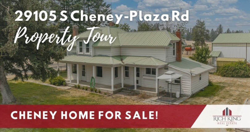 FOR SALE: Updated 3 Bedroom Home on 33.65 Acres with Pond Near Cheney