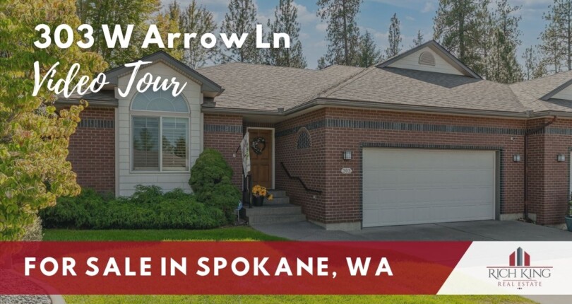 FOR SALE: Townhouse in Private North Spokane Neighborhood! 303 W Arrow Ln, Spokane, WA 99208